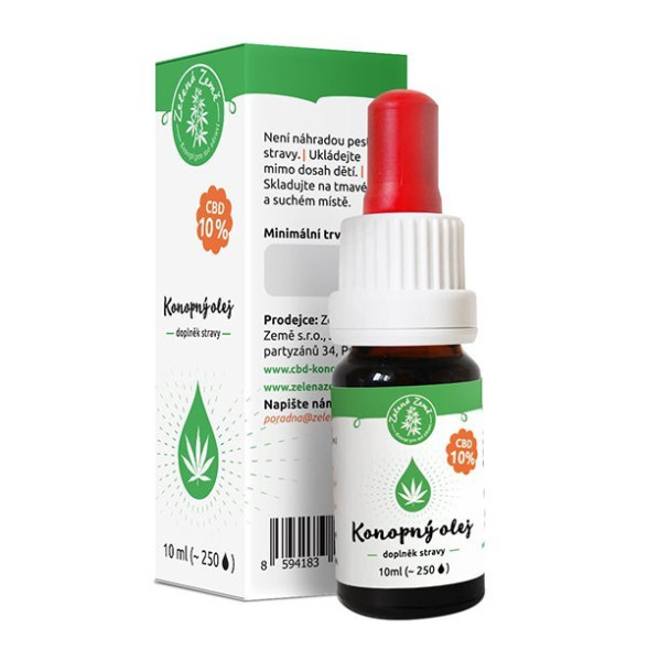 CBD konopný olej 10% 10ml, (1)