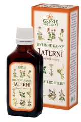 Jaterní bylinné kapky 50ml, Grešík