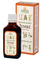 Ženské bylinné kapky 50ml, Grešík